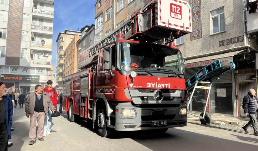 Ordu’da yoğun duman, itfaiye ekiplerini harekete geçirdi