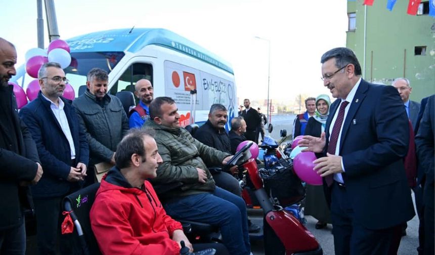 Trabzon’da Engelsiz Taksi’nin ikincisi hizmete başladı