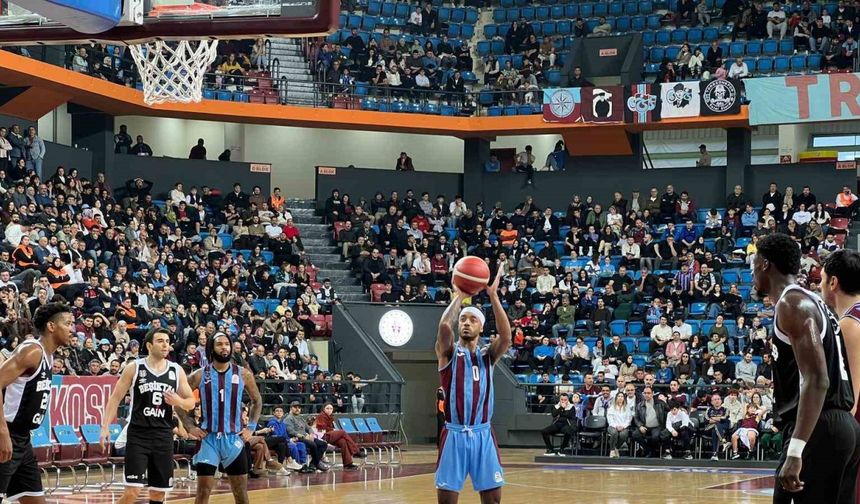 Türkiye Sigorta Basketbol Ligi: Trabzonspor: 84 - Beşiktaş: 98