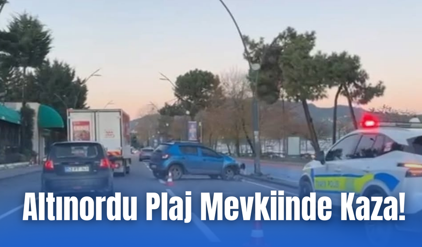 Altınordu Plaj Mevkiinde Kaza!