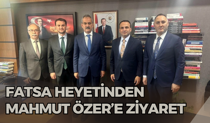 Fatsa Heyetinden Mahmut Özer’e Ziyaret