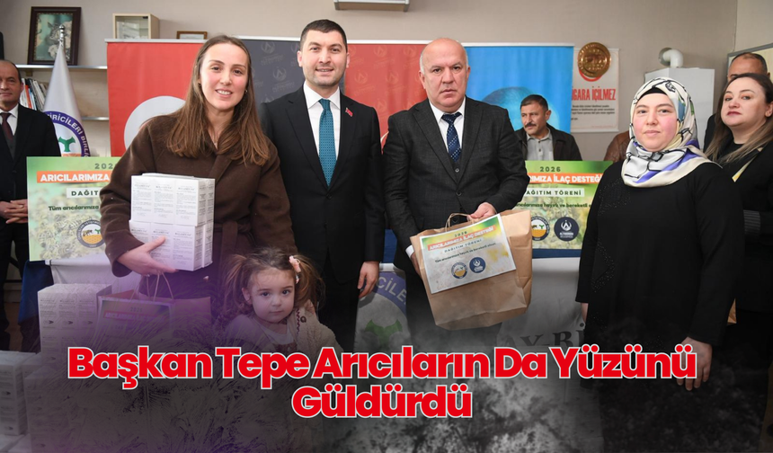 Başkan Tepe Arıcıların Da Yüzünü Güldürdü