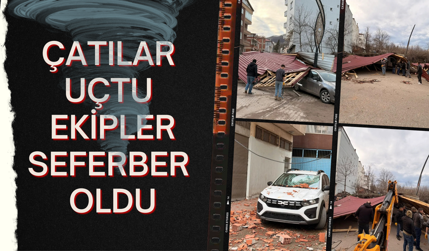 Aybastı’da Şiddetli Fırtına: Çatılar Uçtu, Ekipler Seferber Oldu