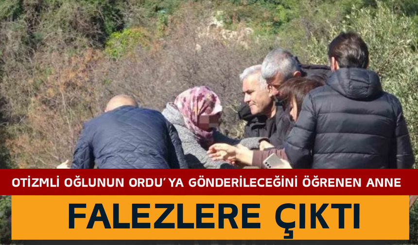Otizmli Oğlunun Ordu’ya Gönderileceğini Öğrenen Anne Falezlere Çıktı
