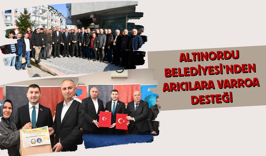 Altınordu Belediyesi’nden Arıcılara Varroa Desteği