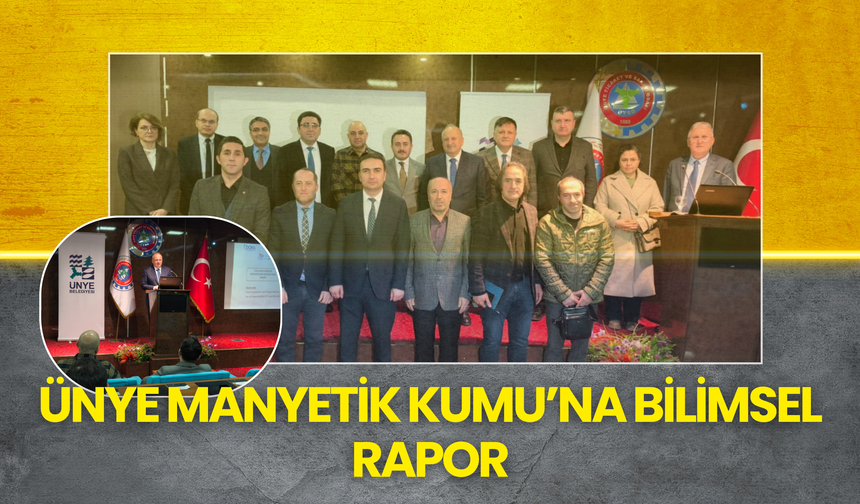 Ünye Manyetik Kumu’na Bilimsel Rapor