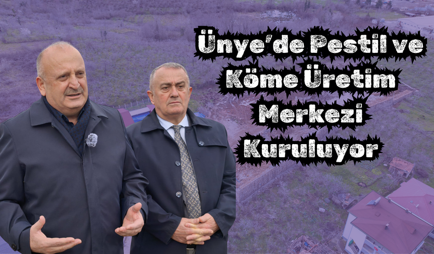 Ünye’de Pestil ve Köme Üretim Merkezi Kuruluyor