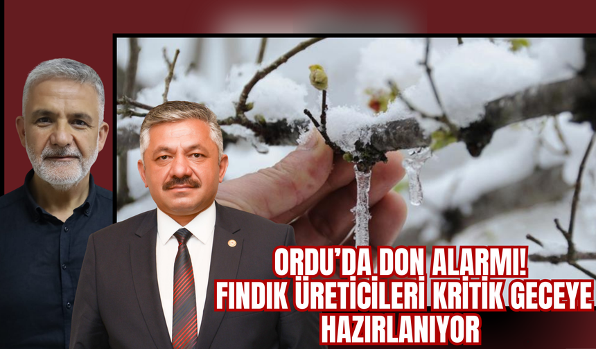 Ordu’da Don Alarmı: Fındık Üreticileri Kritik Geceye Hazırlanıyor