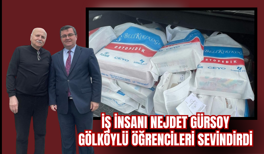 İş İnsanı Nejdet Gürsoy Gölköylü Öğrencileri Sevindirdi