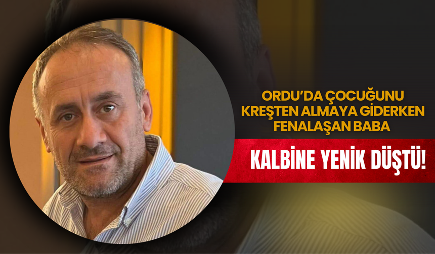 Çocuğunu Kreşten Almaya Giderken Fenalaşan Baba Kalbine Yenik Düştü!
