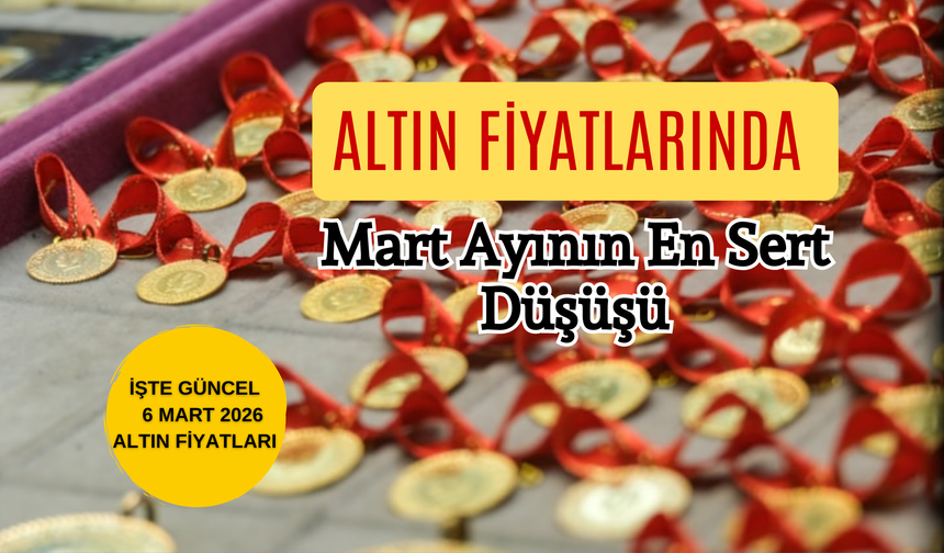Altın Fiyatlarında Mart Ayının En Sert Düşüşü