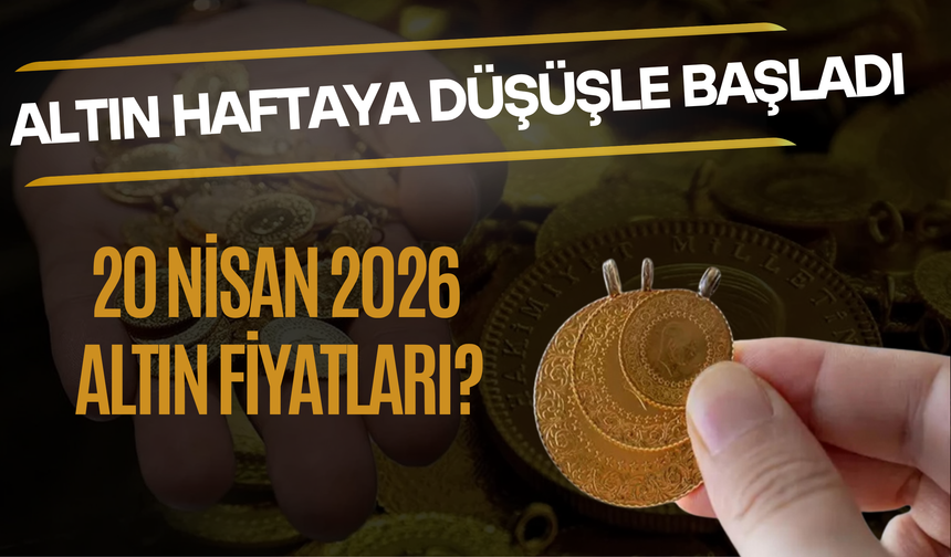 Altın Haftaya Düşüşle Başladı