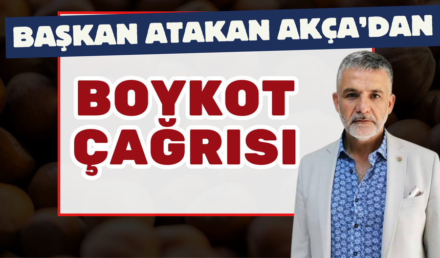 Altınordu Ziraat Odası’ndan Boykot Çağrısı