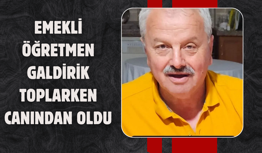 Emekli Öğretmen Galdirik Toplarken Canından Oldu