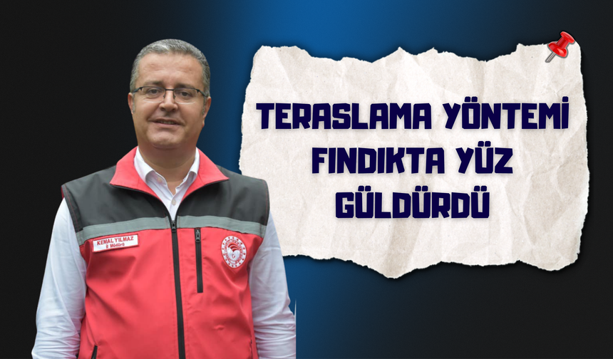 Teraslama Yöntemi Fındıkta Yüz Güldürdü: Verim ve Kalite Artışı Dikkat Çekiyor