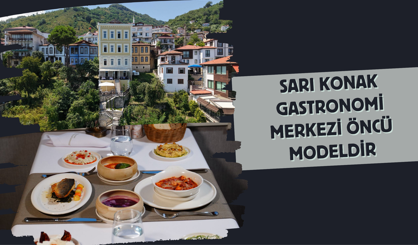 SARI KONAK GASTRONOMİ MERKEZİ ÖNCÜ MODELDİR