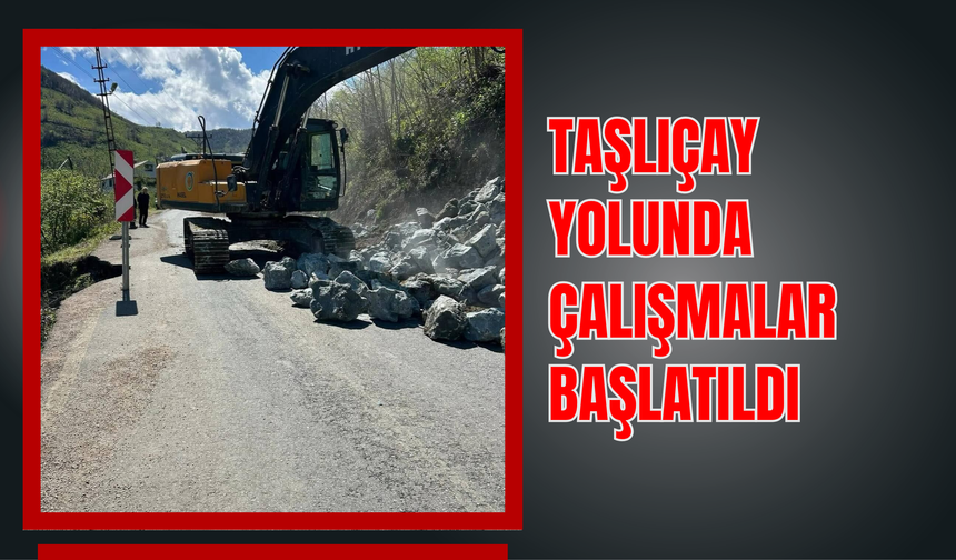 Taşlıçay Yolunda Çalışmalar Başlatıldı