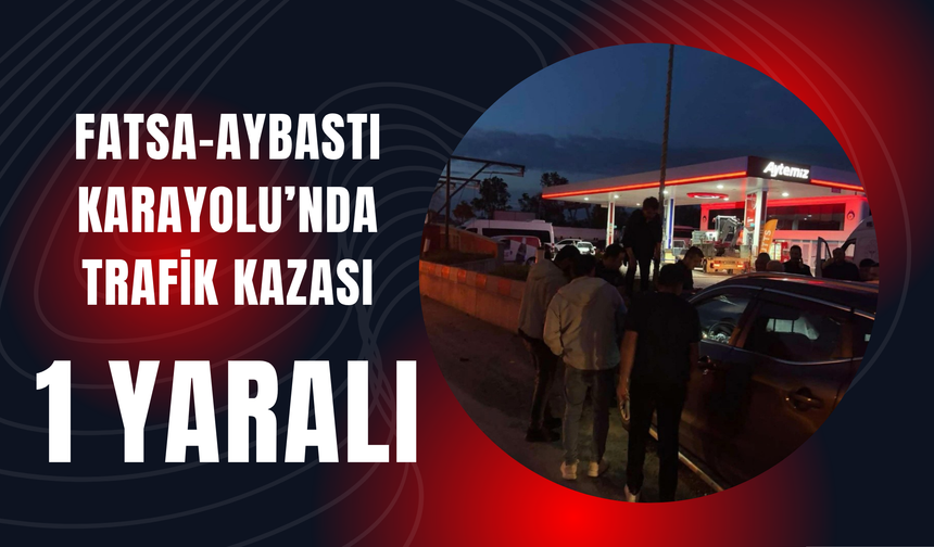 Fatsa–Aybastı Karayolu’nda Trafik Kazası: 1 Yaralı