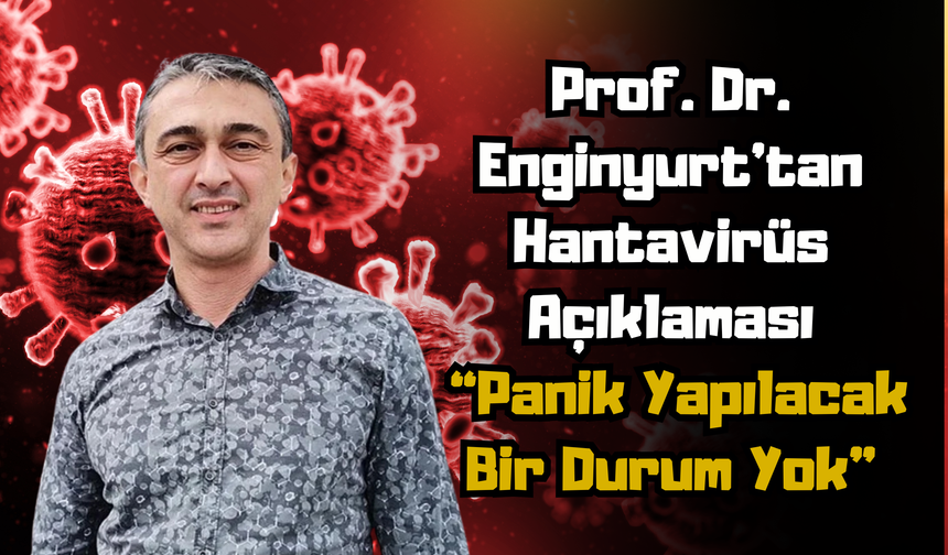Prof. Dr. Enginyurt’tan Hantavirüs Açıklaması: “Panik Yapılacak Bir Durum Yok”