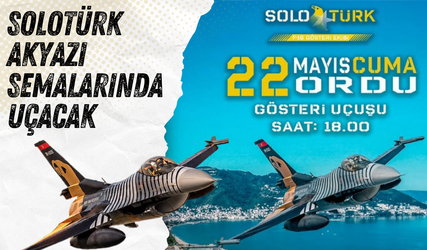 SOLOTÜRK Akyazı Semalarında Uçacak