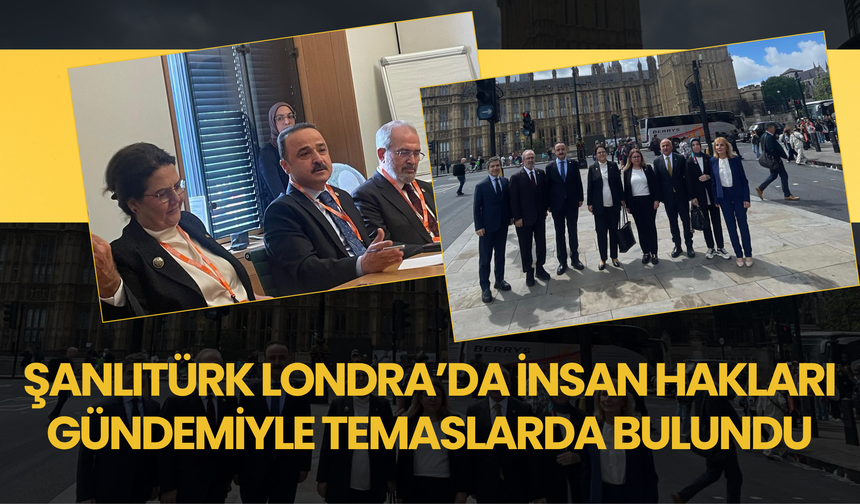 Şanlıtürk Londra’da İnsan Hakları Gündemiyle Temaslarda Bulundu