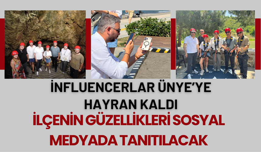 İnfluencerlar Ünye’ye Hayran Kaldı: İlçenin Güzellikleri Sosyal Medyada Tanıtılacak