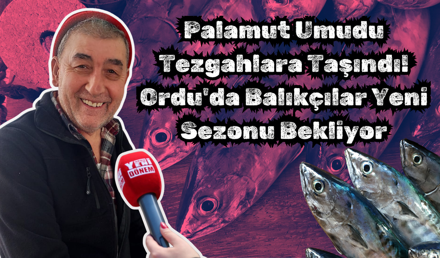 Palamut Umudu Tezgâhlara Taşındı! Ordu'da Balıkçılar Yeni Sezonu Bekliyor