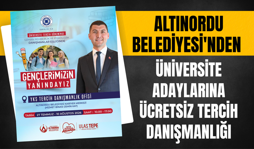 ÜNİVERSİTE ADAYLARINA ÜCRETSİZ TERCİH DANIŞMANLIĞI