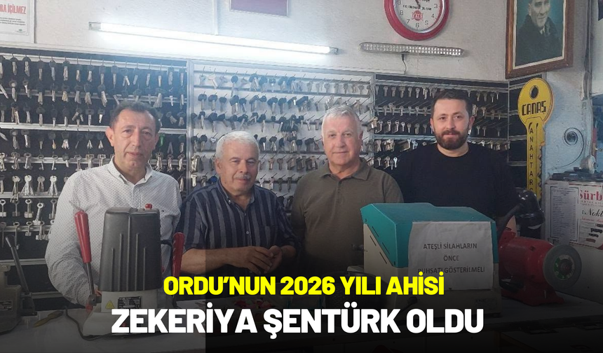 Ordu’nun 2026 Yılı Ahisi Zekeriya Şentürk Oldu