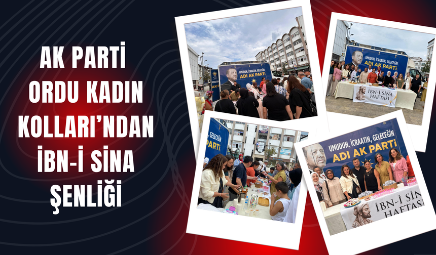 İbn-i Sina Şenlikleri Ordu’da Vatandaşlarla Buluştu