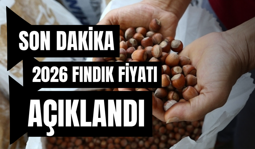 SON DAKİKA! 2026 Fındık Fiyatı Açıklandı!