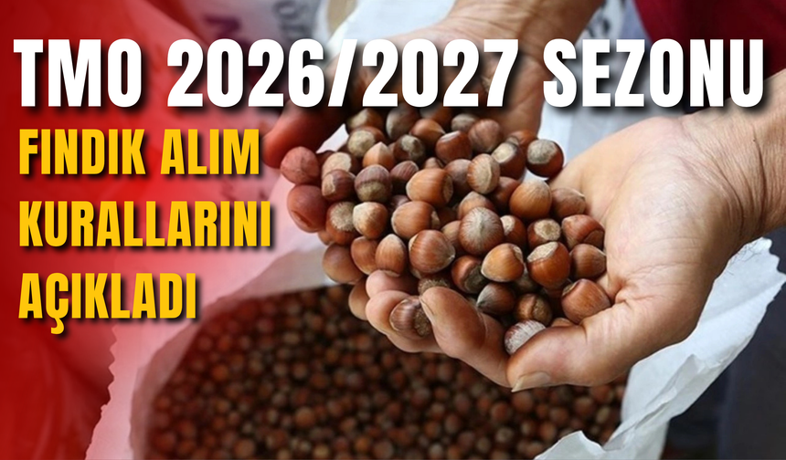 TMO 2026/2027 Sezonu Fındık Alım Kurallarını Açıkladı