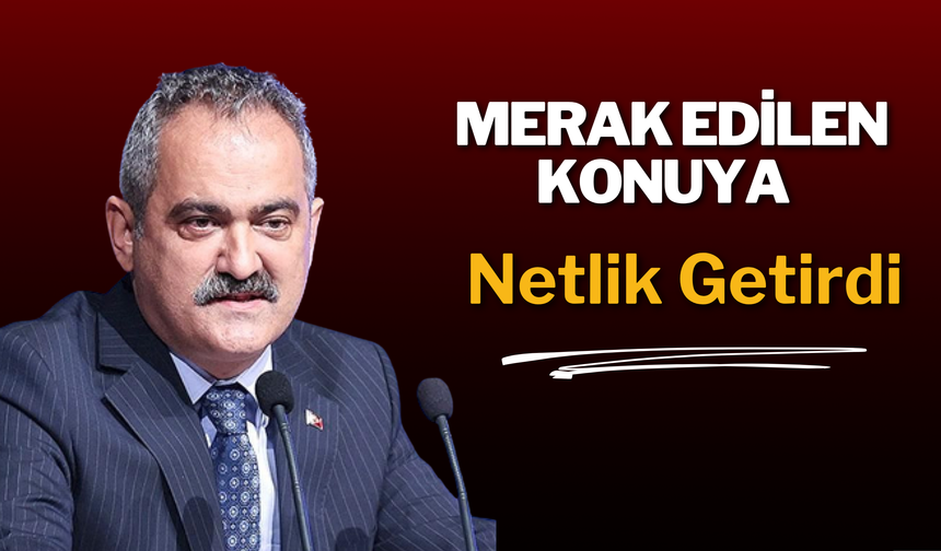 Merak Edilen Konuya Netlik Getirdi