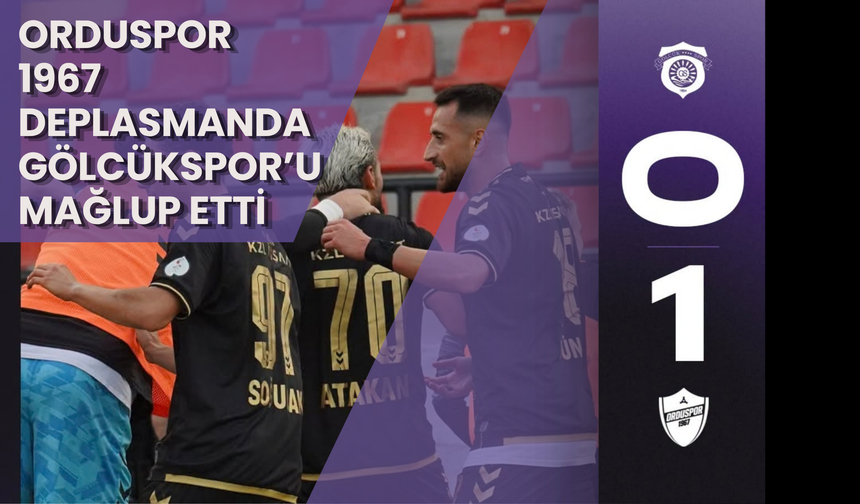 Orduspor 1967 Deplasmanda Gölcükspor’u Mağlup Etti