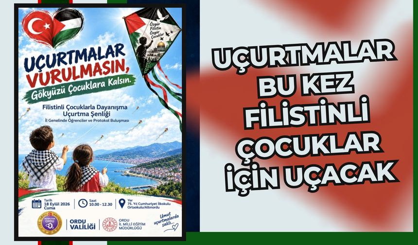 Uçurtmalar Bu Kez Filistinli Çocuklar İçin Uçacak