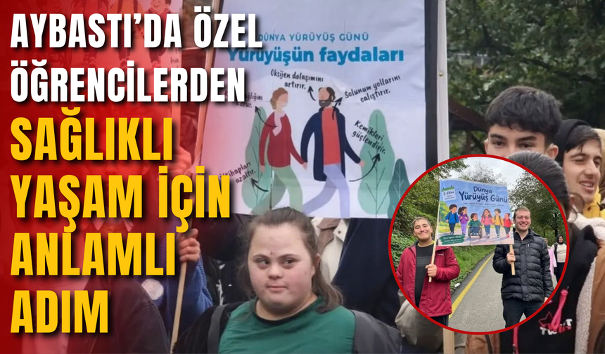 Aybastı’da Özel Öğrencilerden Sağlıklı Yaşam İçin Anlamlı Adım