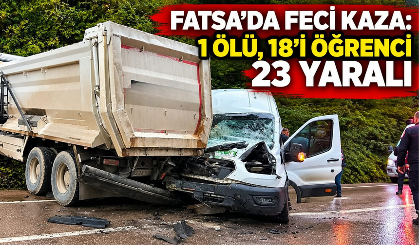 Fatsa’da Feci Kaza: 1 Ölü, 18’i Öğrenci 23 Yaralı