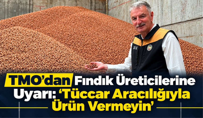 TMO’dan Fındık Üreticilerine Uyarı: “Tüccar Aracılığıyla Ürün Vermeyin”