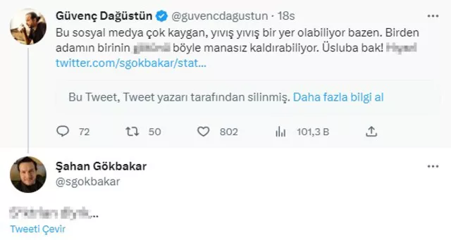 ÜNLÜLER SOSYAL MEDYA'DA KÜFÜRLEŞTİLER