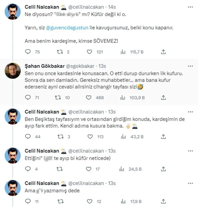 ÜNLÜLER SOSYAL MEDYA'DA KÜFÜRLEŞTİLER3