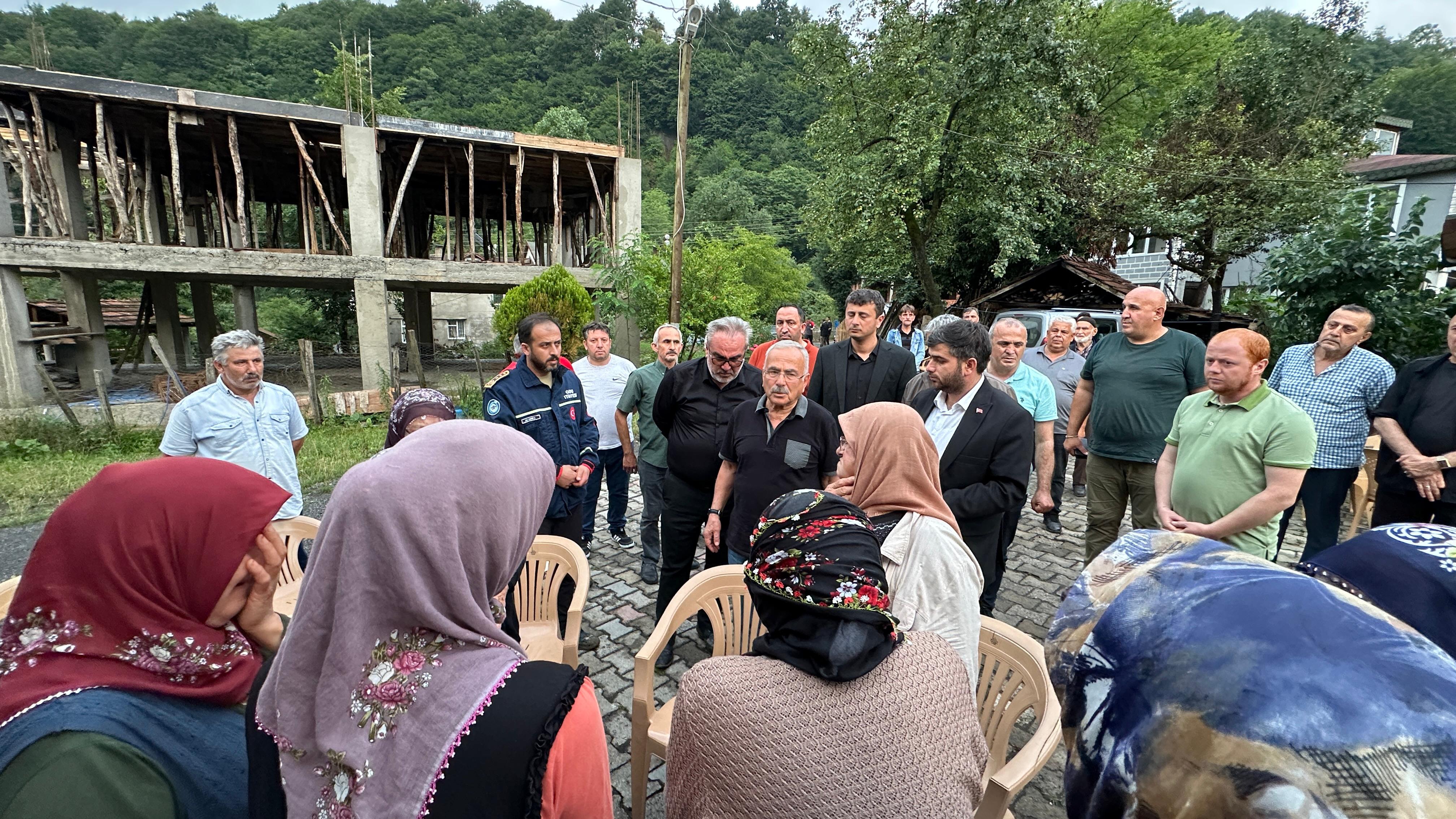 Başkan Güler Afet Bölgesi̇nde (7)