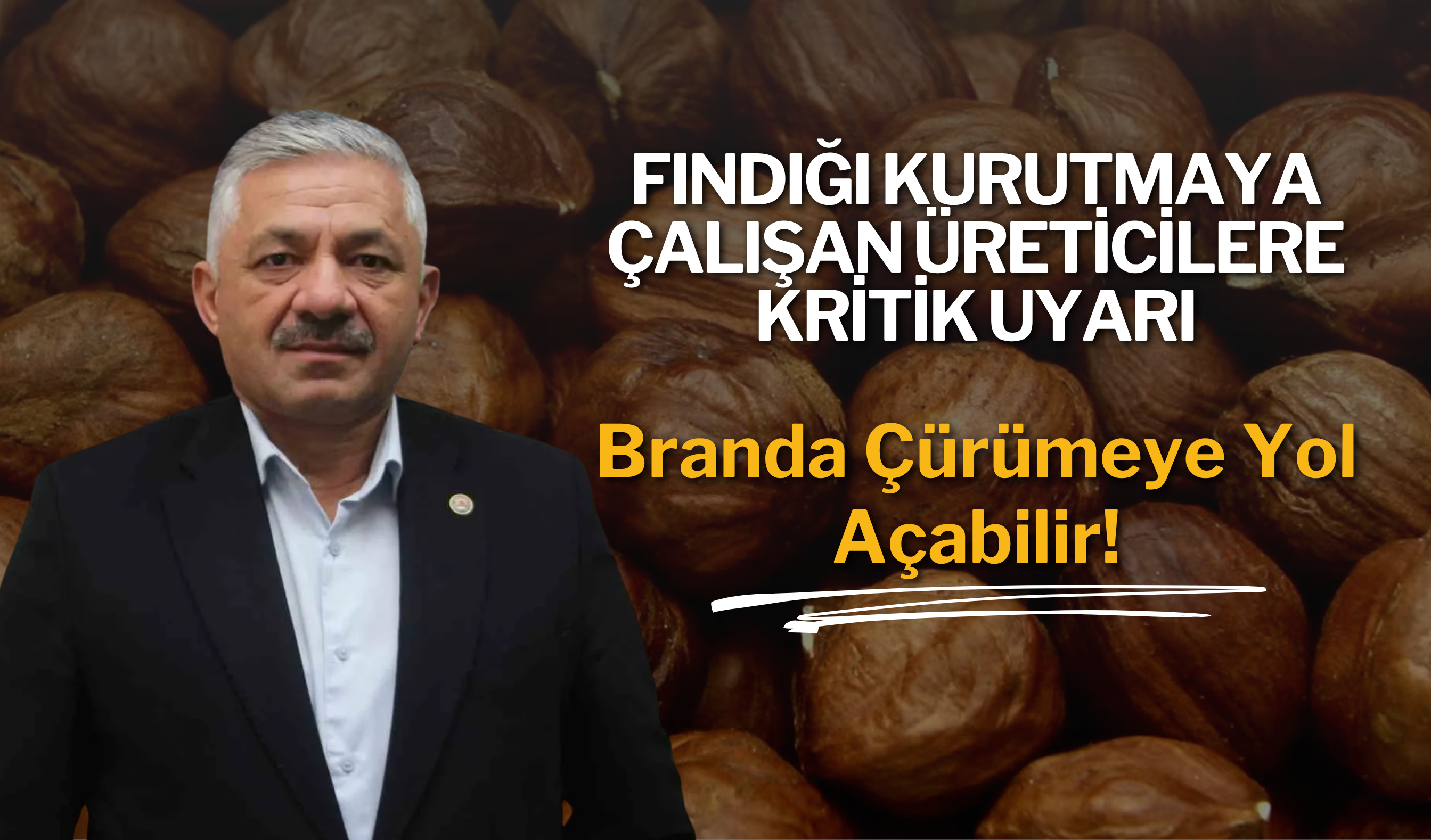 Fındığı Kurutmaya Çalışan Üreticilere Kritik Uyarı: Branda Çürümeye Yol Açabilir!